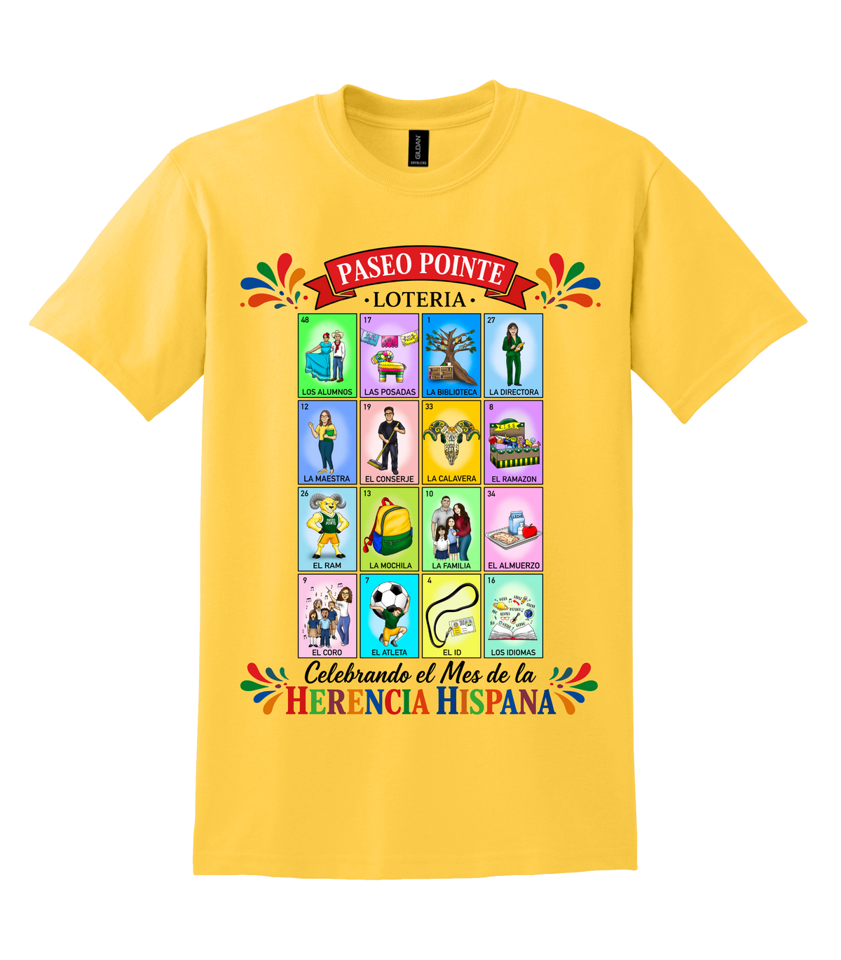 2026-2027 Paseo Pointe Hispanic Heritage T-Shirt