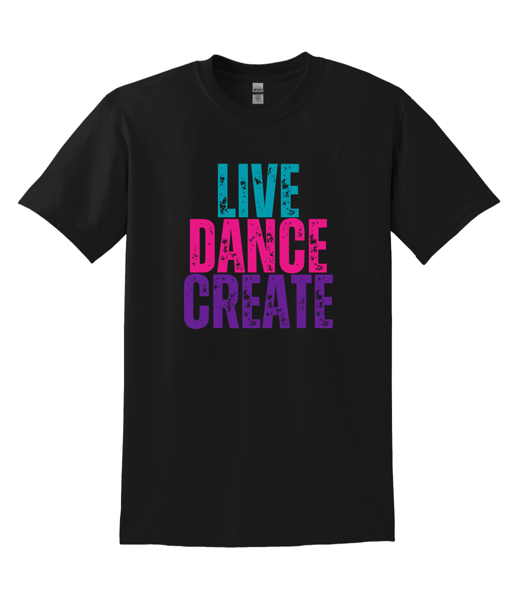 LDC Live Dance Create Distressed Shirt