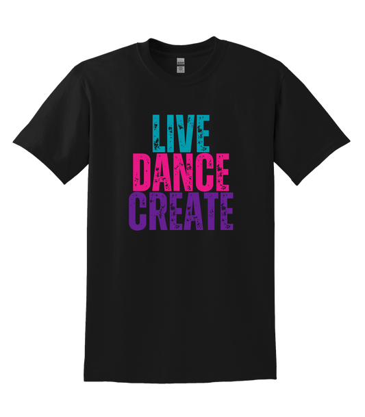 LDC Live Dance Create Distressed Shirt