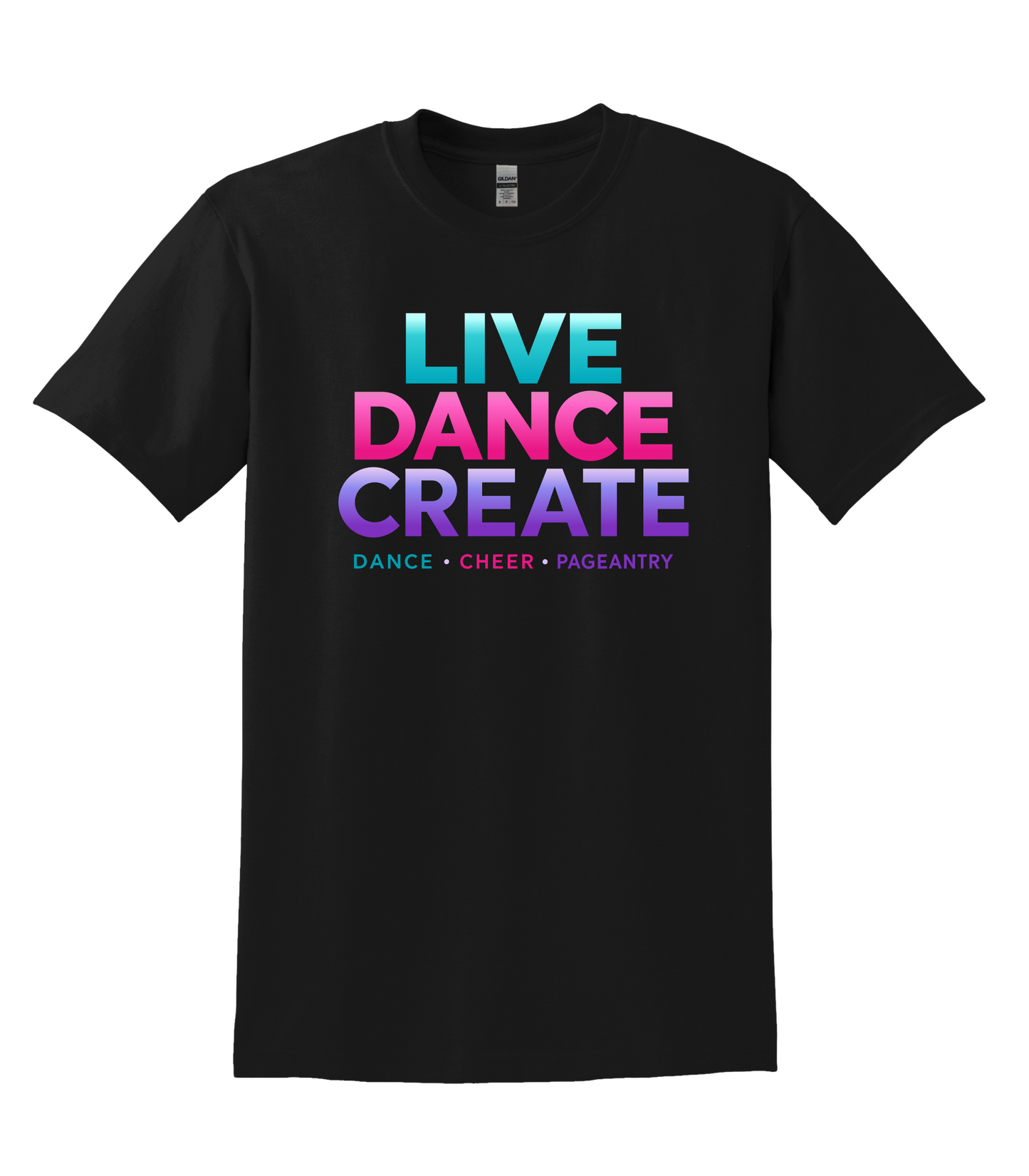 LDC Live Dance Create Ombre Letters Shirt